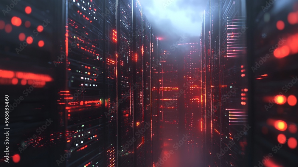 Obraz premium data backup background concept