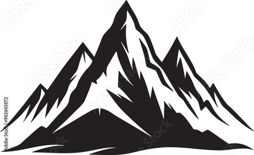 silhouette of a mountain