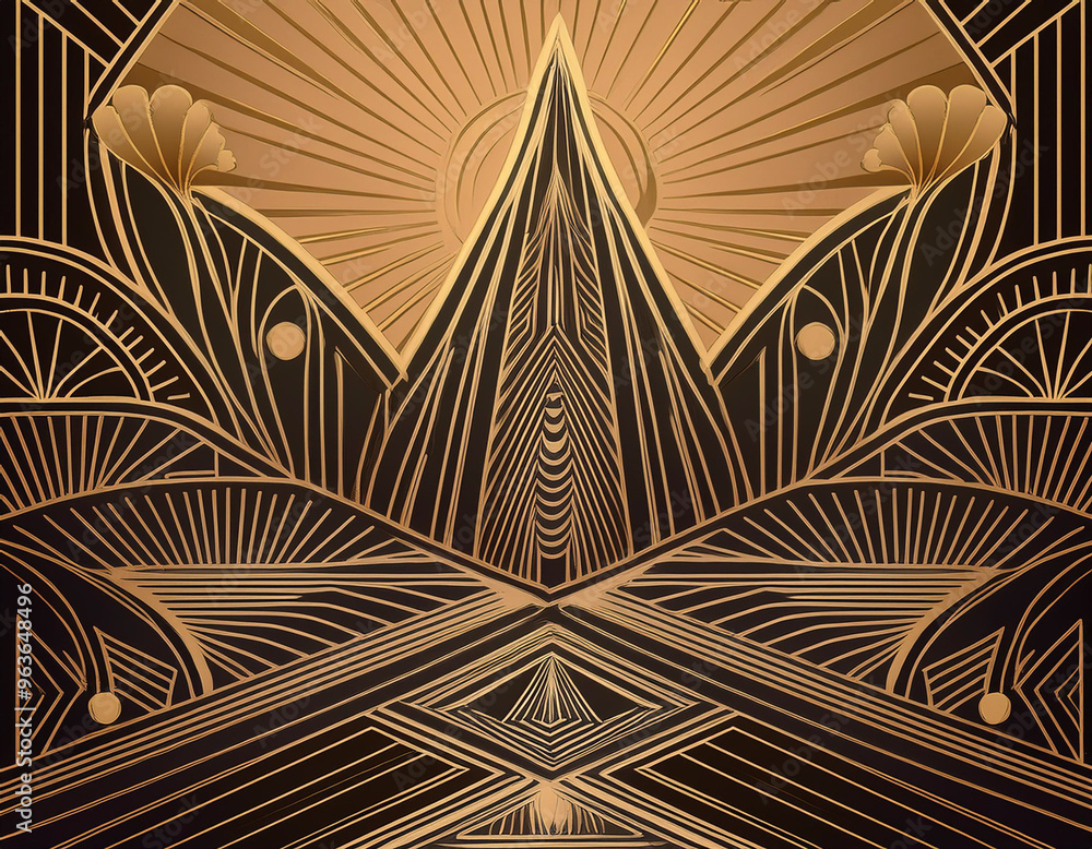 Retro Futuristic Background in a Dynamic Design Retro Futuristic Background in a Dynamic Design