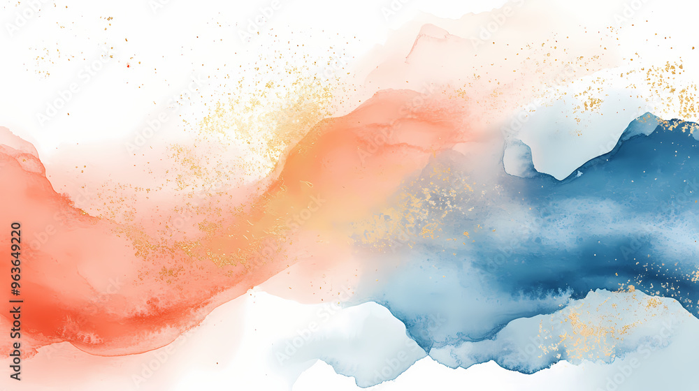 Fototapeta premium abstract watercolor background