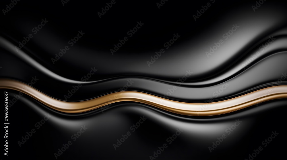 A decorative background with flowing golden elements on a black backdrop, ideal for adding elegance to business cards. A decorative background with flowing golden elements on a black backdrop, ideal for adding elegance to business cards.