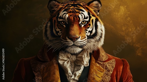 Portraits of aristocrat animals