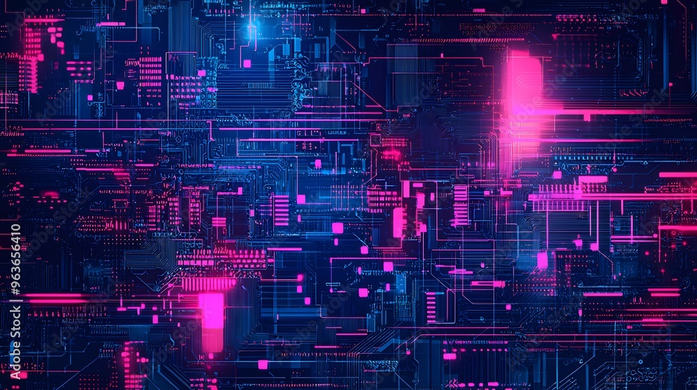 Abstract Futuristic Circuit Board Background Abstract Futuristic Circuit Board Background