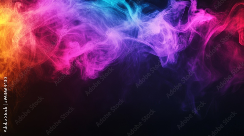 Colorful Smoke Abstract Background Colorful Smoke Abstract Background