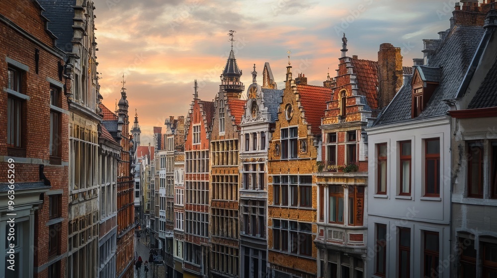 Obraz premium Belgian city