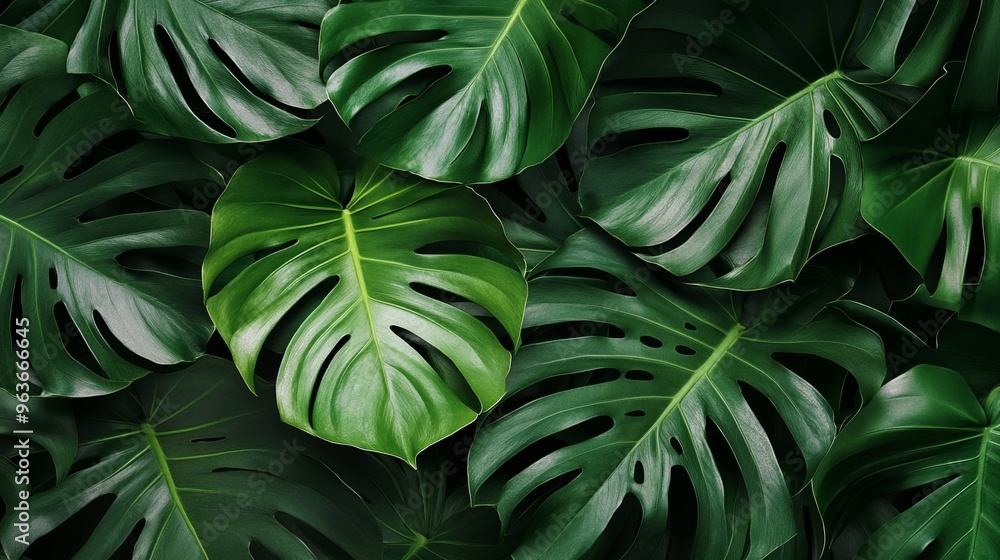 Lush Green Leaves Background Lush Green Leaves Background
