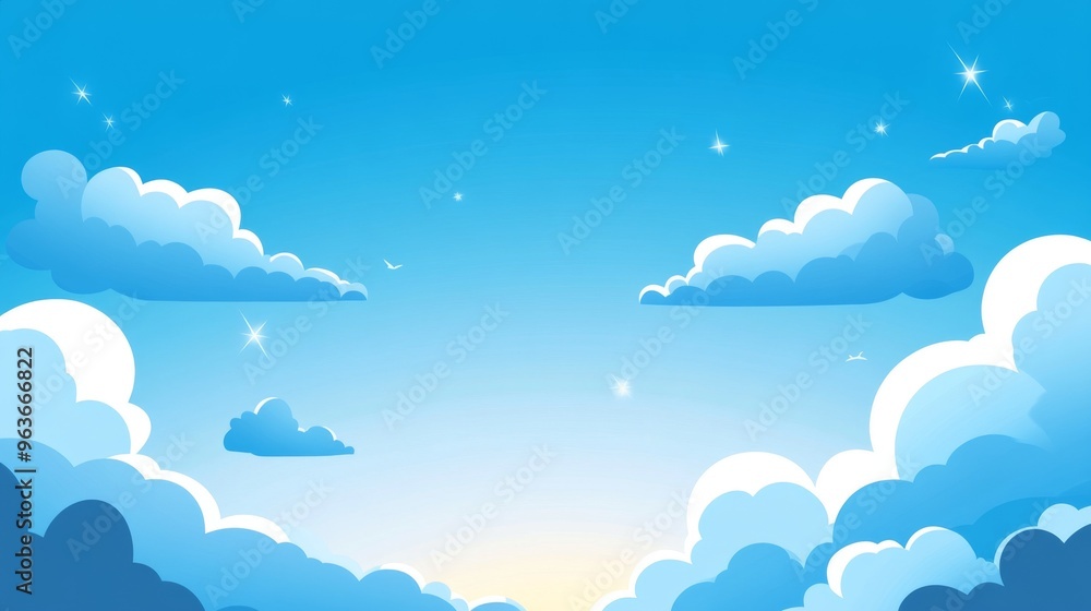 Serene Sky Background Serene Sky Background