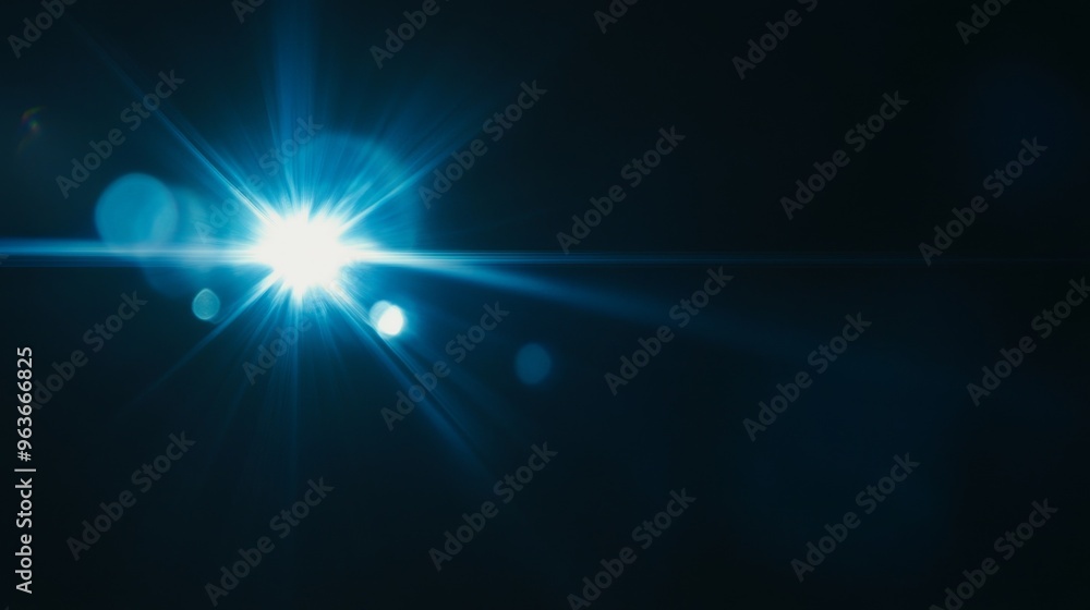 Fototapeta premium Blue Light Burst