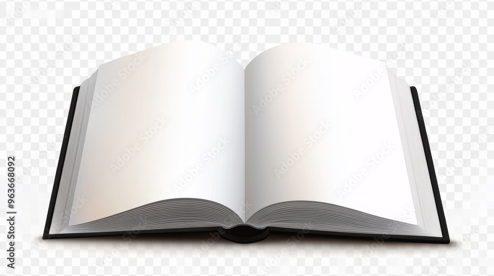 Open Blank Book Open Blank Book