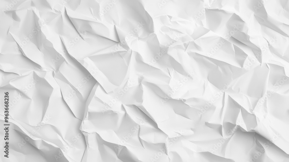 Crumpled White Paper Texture Crumpled White Paper Texture