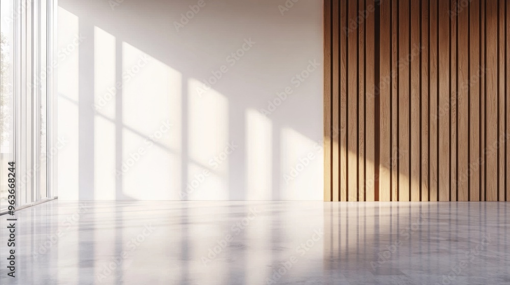 Obraz premium Modern Minimalist Interior Space