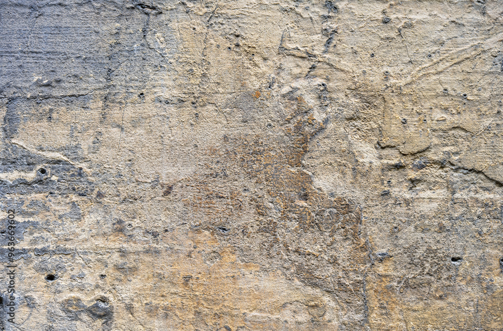 Beige and grey cement wall, close up, can be used as texture Beige and grey cement wall, close up, can be used as texture