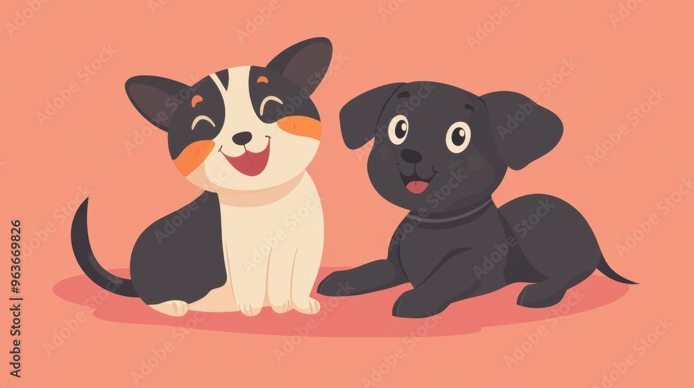 Cute Cartoon Puppies Cute Cartoon Puppies