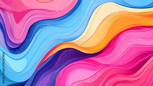 Colorful Abstract Waves