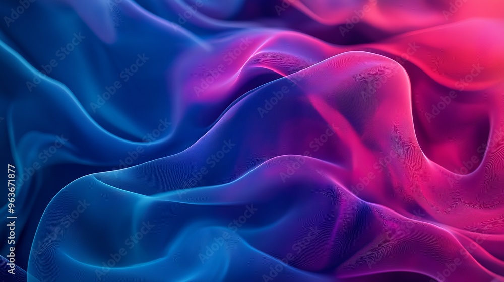 Abstract blue and pink wave background with soft flowing lines. Abstract blue and pink wave background with soft flowing lines.