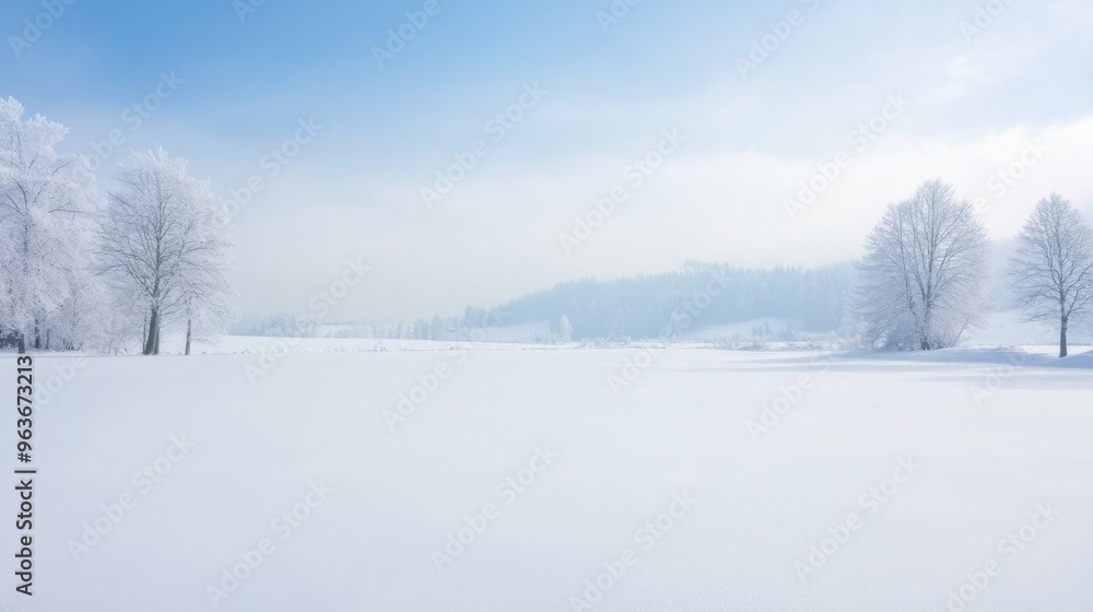 Serene Winter Landscape Serene Winter Landscape