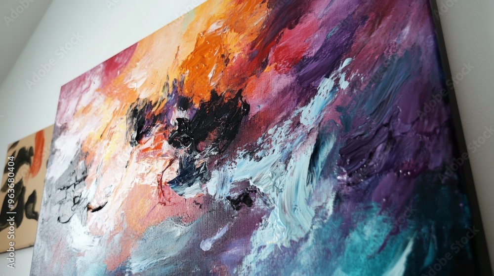 Vibrant Abstract Painting Vibrant Abstract Painting