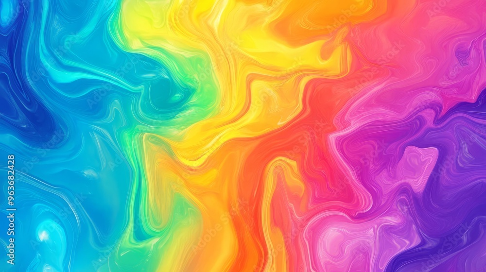 Liquid rainbow with seamless gradient transition, bright and cheerful, liquid background, uplifting and colorful Liquid rainbow with seamless gradient transition, bright and cheerful, liquid background, uplifting and colorful