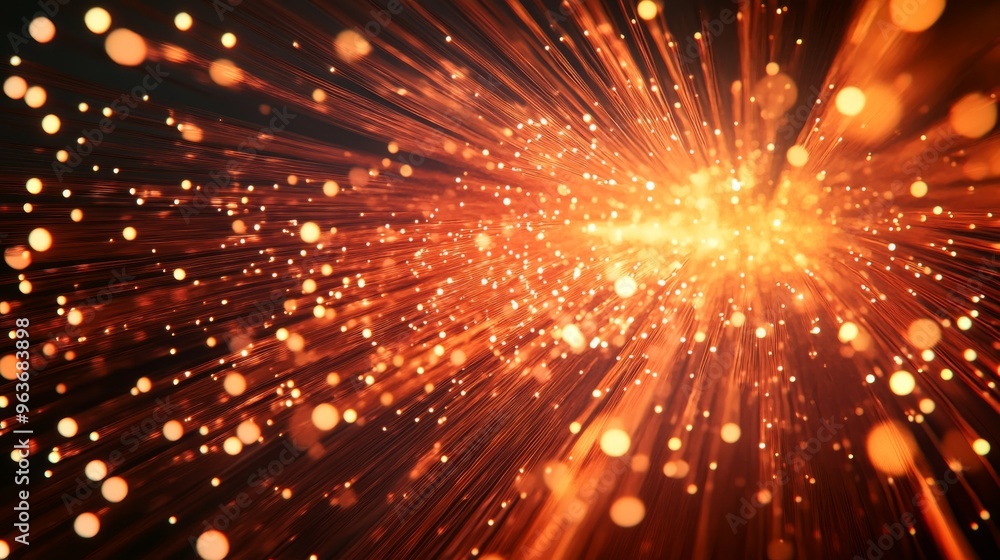 Glowing Sparkle Explosion Glowing Sparkle Explosion