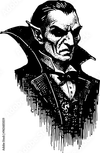Vampire Or Dracula Portrait