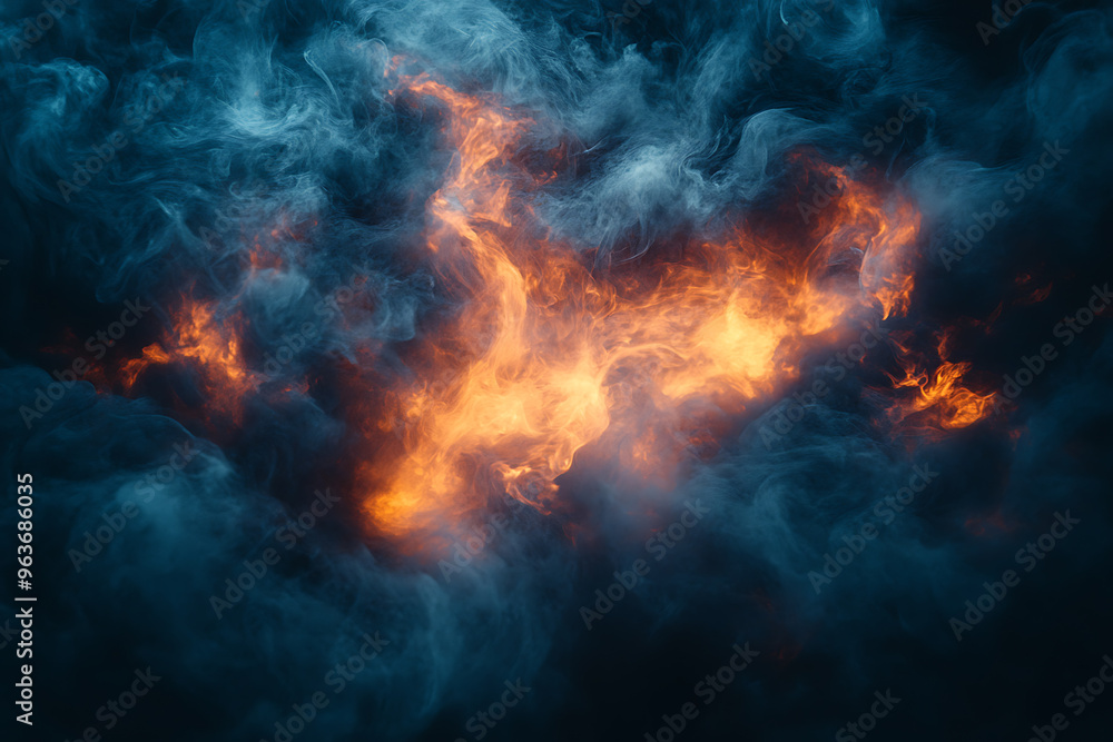 Thick, dark smoke swirling against a black background, creating an ominous and mysterious atmosphere, perfect for dramatic and intense visuals.
Thick, dark smoke swirling against a black background, creating an ominous and mysterious atmosphere, perfect for dramatic and intense visuals.