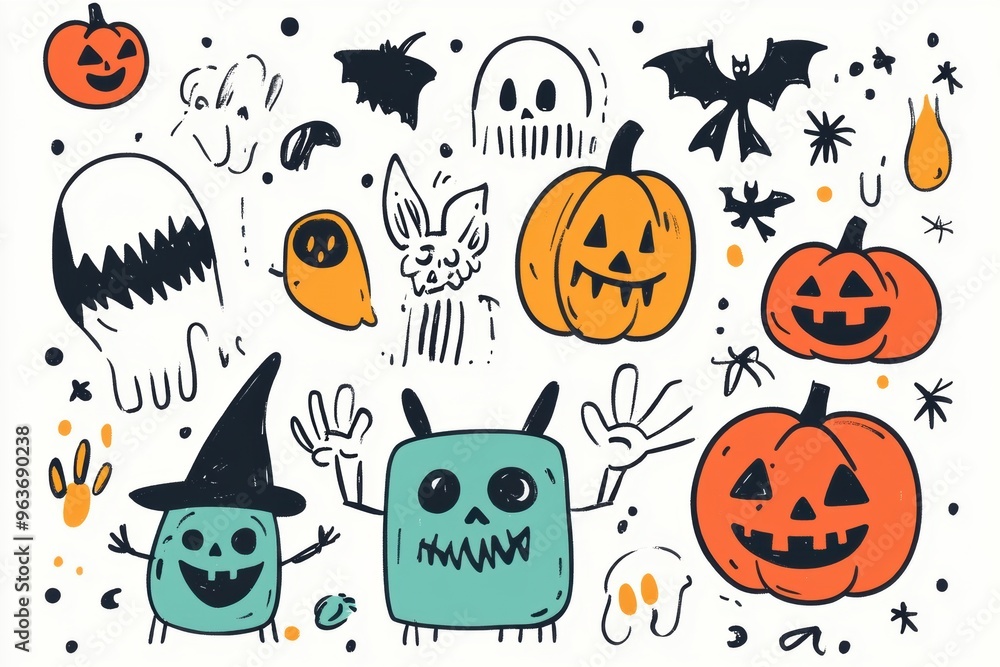 Cute HalloCute Halloween Cartoon Characters for Inserting Textween Cartoon Characters for Inserting Text Cute HalloCute Halloween Cartoon Characters for Inserting Textween Cartoon Characters for Inserting Text