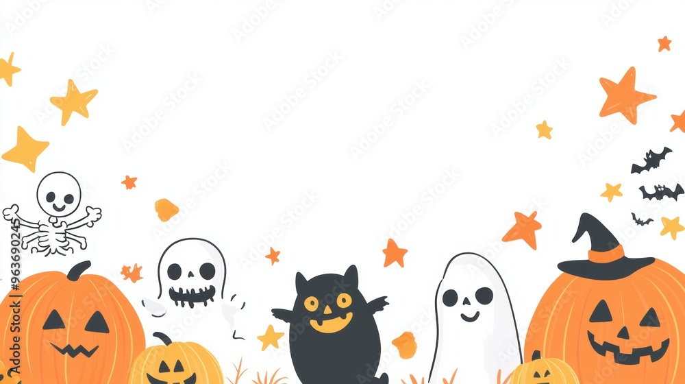 Cute HalloCute Halloween Cartoon Characters for Inserting Textween Cartoon Characters for Inserting Text Cute HalloCute Halloween Cartoon Characters for Inserting Textween Cartoon Characters for Inserting Text