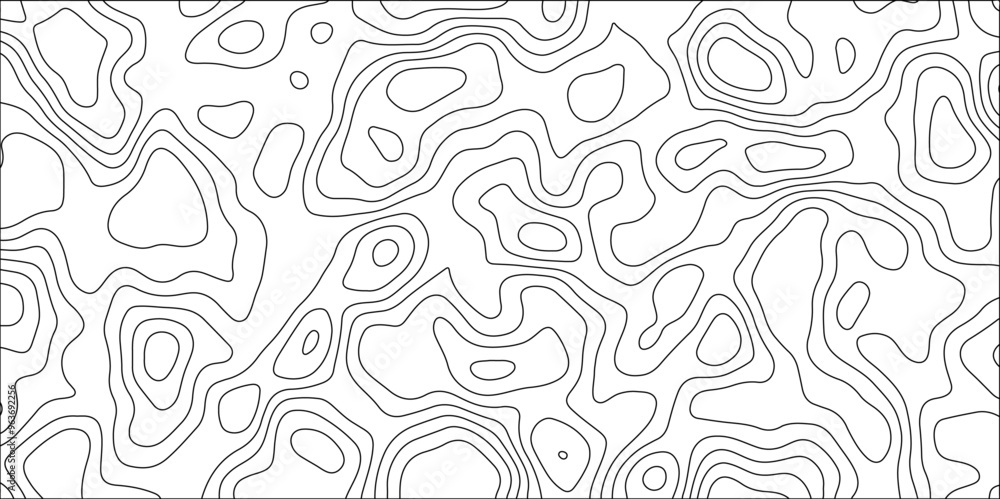 Contour map background. Geography scheme and terrain. Topography grid map. Stylized topographic contour map. Geographic line mountain relief. Abstract lines or wavy backdrop background.
Contour map background. Geography scheme and terrain. Topography grid map. Stylized topographic contour map. Geographic line mountain relief. Abstract lines or wavy backdrop background.