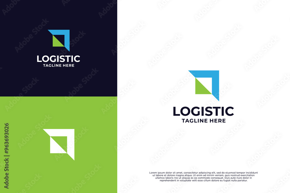 Express logistic delivery logo design Express logistic delivery logo design