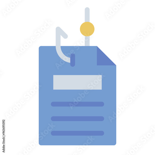 Data theft icon representing phishing attacks and cybercrime involving online fraud.