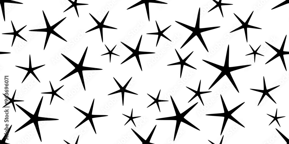 Seamless geometric star pattern. Vector Illustration Seamless geometric star pattern. Vector Illustration