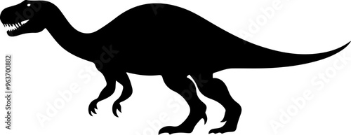 Silhouette of a Tyrannosaurus Rex Dinosaur