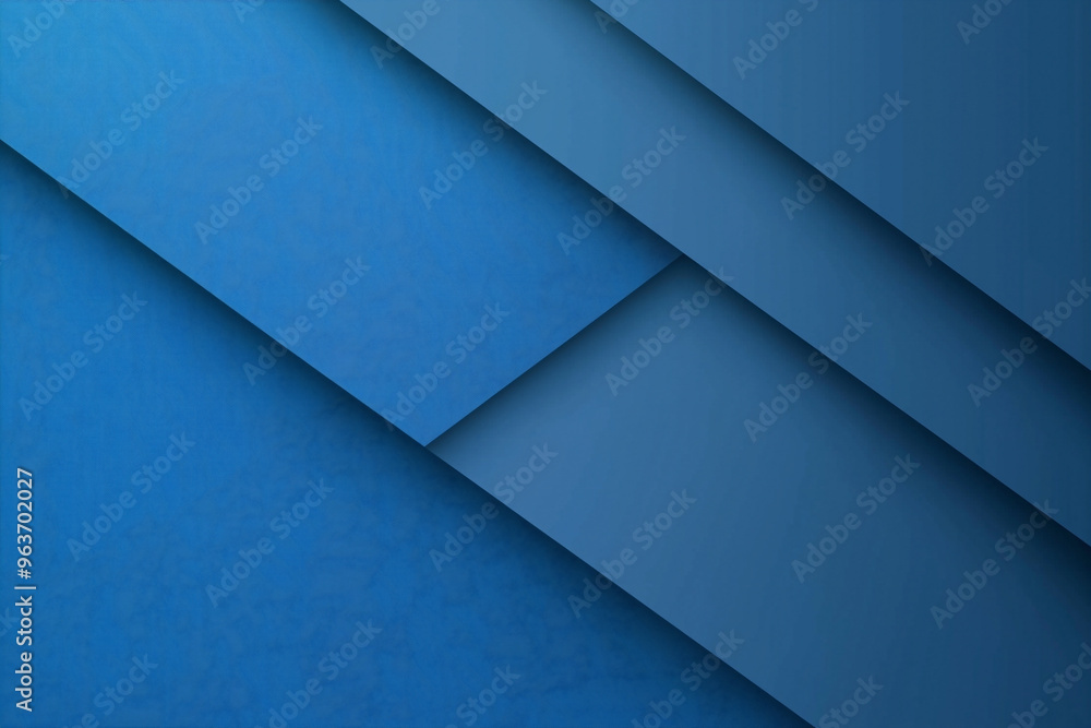 Abstract Blue Layers in Minimal Design Abstract Blue Layers in Minimal Design