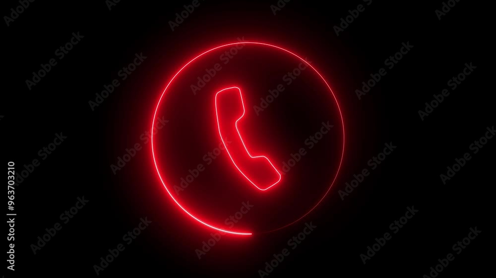 Calling icon concept animation and radio wave background. Incoming call ring icon background Technology phone calling icon animation Calling icon concept animation and radio wave background. Incoming call ring icon background Technology phone calling icon animation