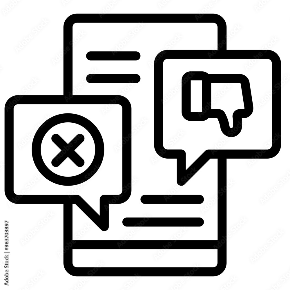Phone representing cyber bullying and harassment through social media platforms. Phone representing cyber bullying and harassment through social media platforms.