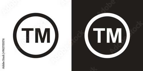 Vector Unregistered Trademark Symbol Black And White