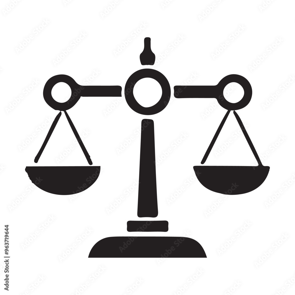 scales of justice isolated scales of justice isolated