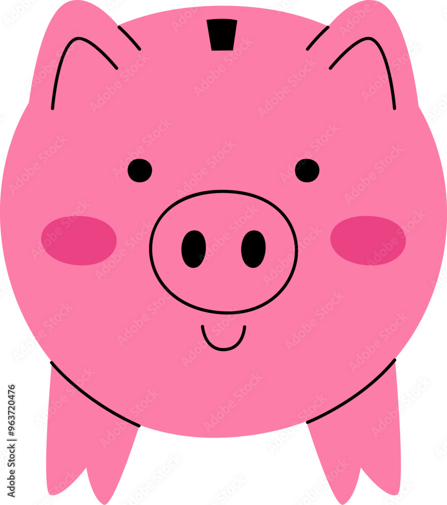 Piggy Bank Coin Container Piggy Bank Coin Container