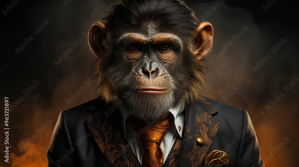 monkey in suit monkey in suit
