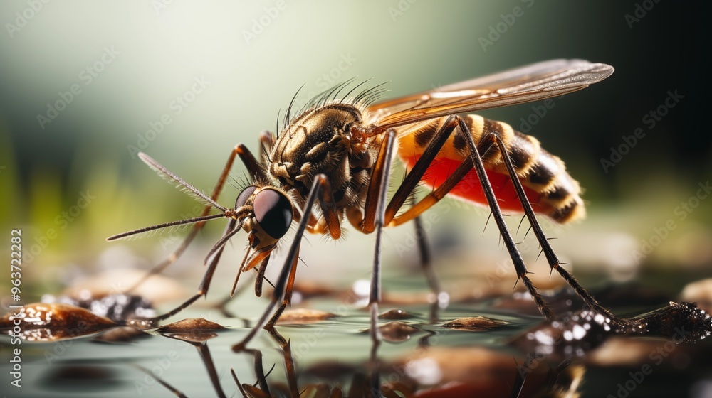 Naklejka premium mosquito isolated on transparent background. png file