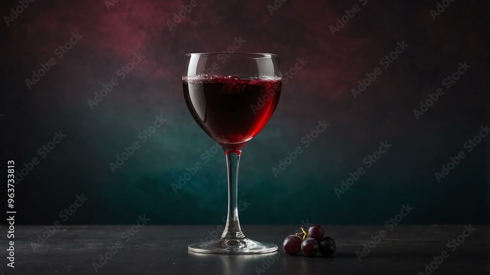 Naklejka premium merlot cocktail/alcoholic drink isolated in aesthetic background