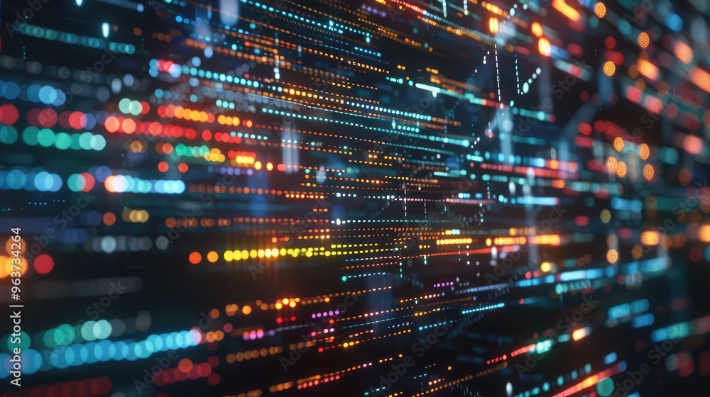 Dynamic Digital Network Data Stream Visualization Dynamic Digital Network Data Stream Visualization