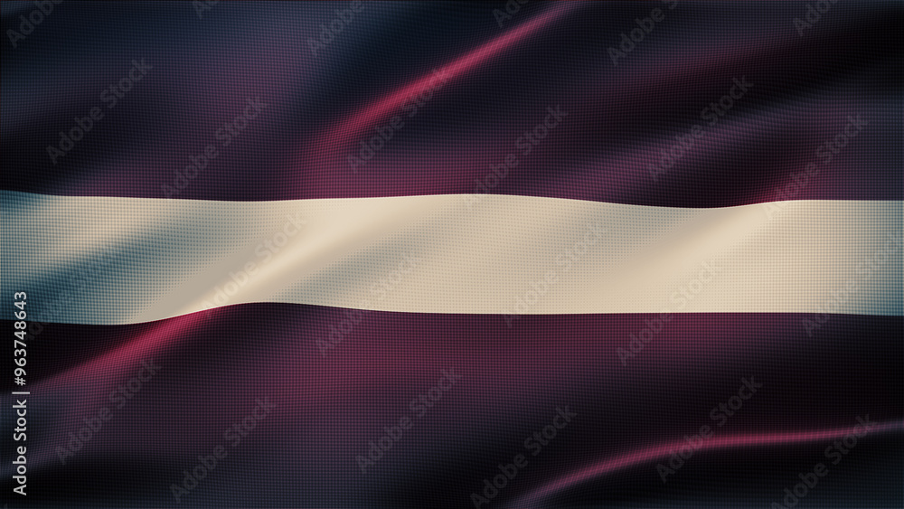 Latvia Flag 8K Zoom in Latvia Flag 8K Zoom in