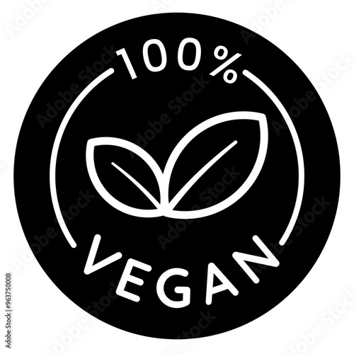 Vegan and vegetarian label for food