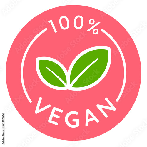 Vegan and vegetarian label for food