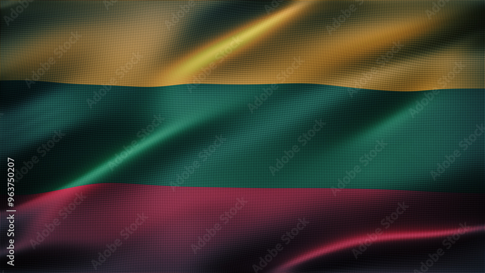 Lithuania Flag 8K Zoom in Lithuania Flag 8K Zoom in
