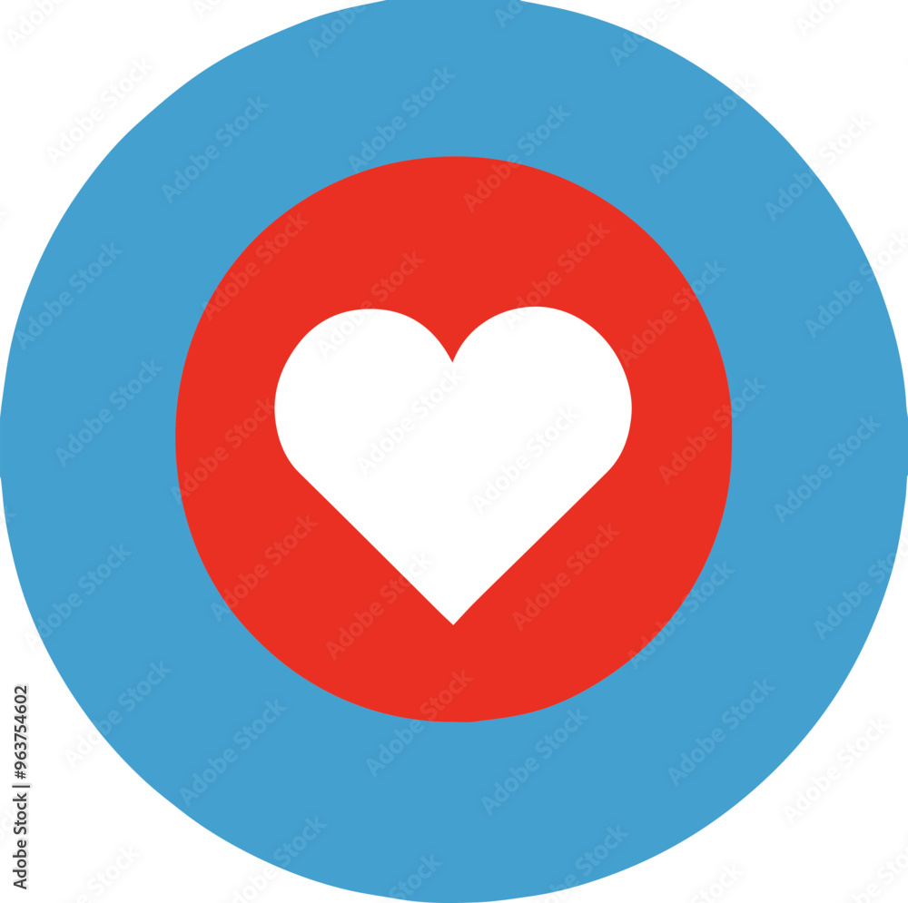 Heart icon, simple design element symbolizing love and likes Heart icon, simple design element symbolizing love and likes
