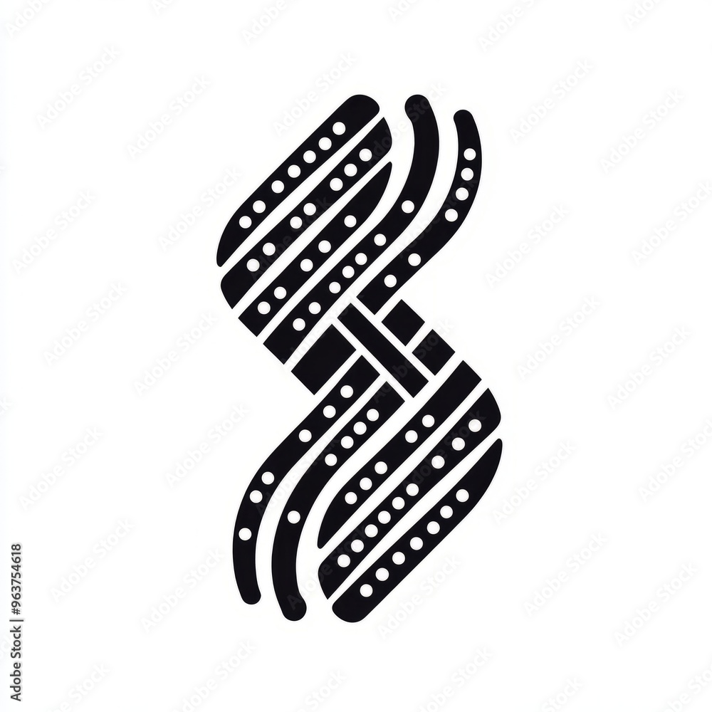 Minimalist Black and White Geometric Logo Design on a Pure White Background Minimalist Black and White Geometric Logo Design on a Pure White Background
