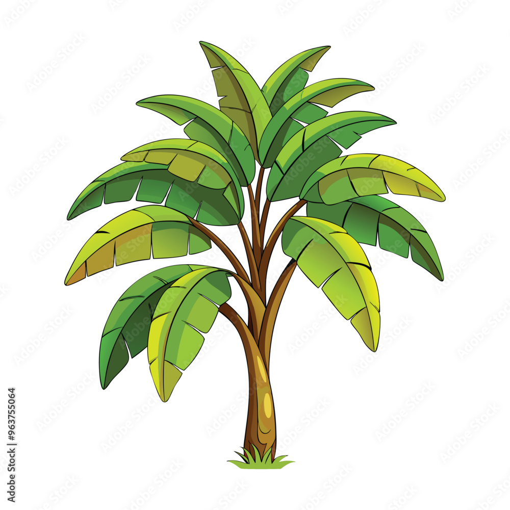 banana tree vector banana tree vector
