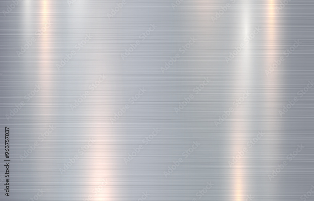 Silver grey brushed steel metal texture background vector. Silver grey brushed steel metal texture background vector.